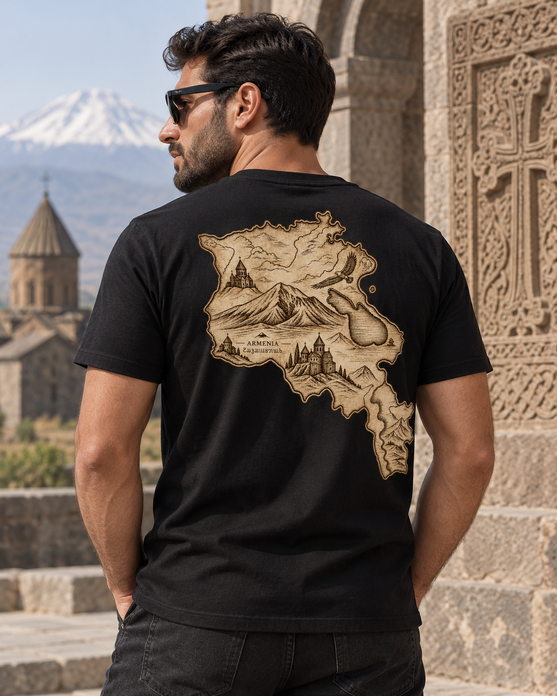 Armenian Map worn